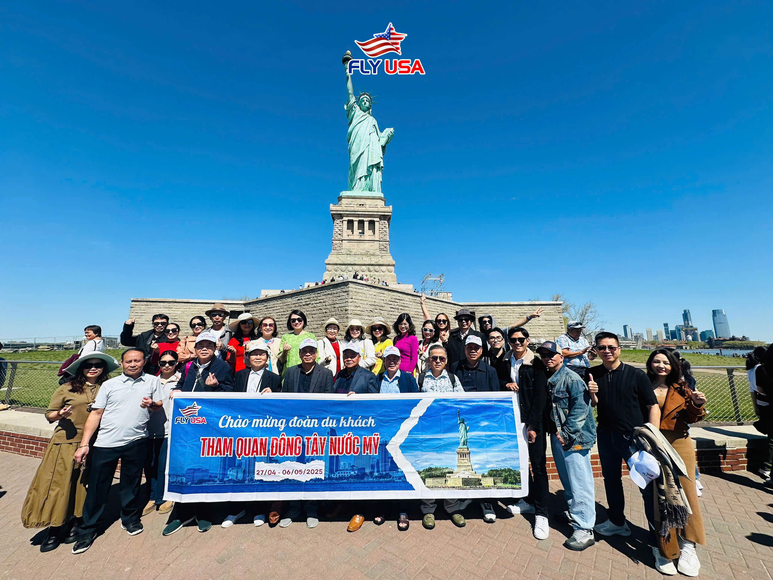 KỶ NIỆM ĐÁNG NHỚ CỦA ĐOÀN KHÁCH FLY USA GIỮA TRỜI MỸ RỰC RỠ